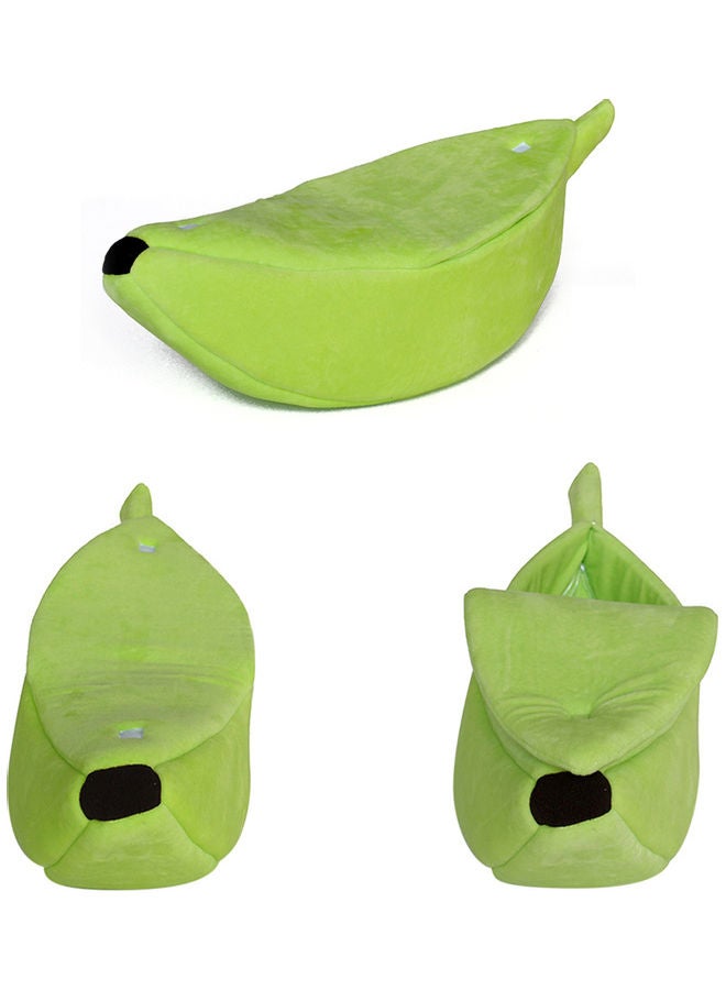 سرير محمول للحيوانات الأليفة على شكل موزة أخضر - Image 4