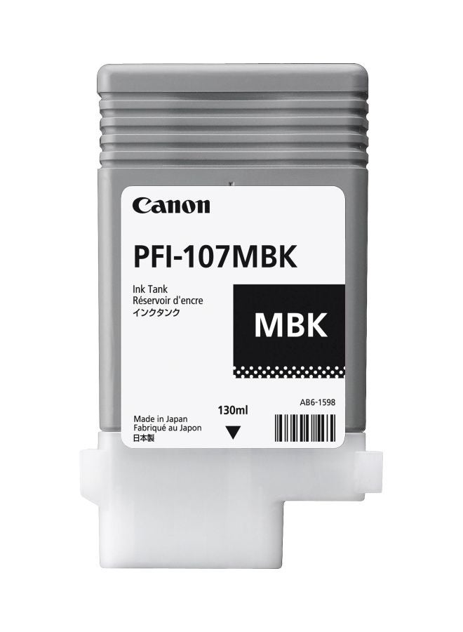 Canon Ink Cartridge Pfi-107Mbk - Matte Black - Image 1