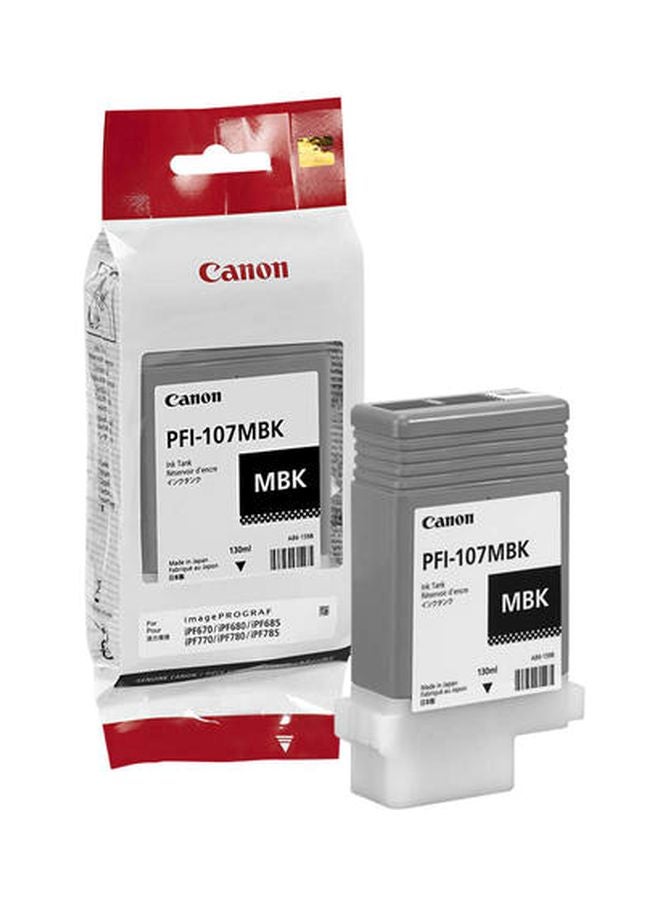 Canon Ink Cartridge Pfi-107Mbk - Matte Black - Image 5
