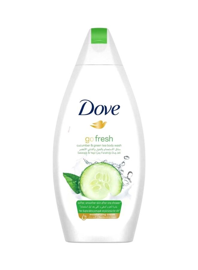 Dove Go Fresh Cucumber And Green Tea Body Wash 500ml - Image 1
