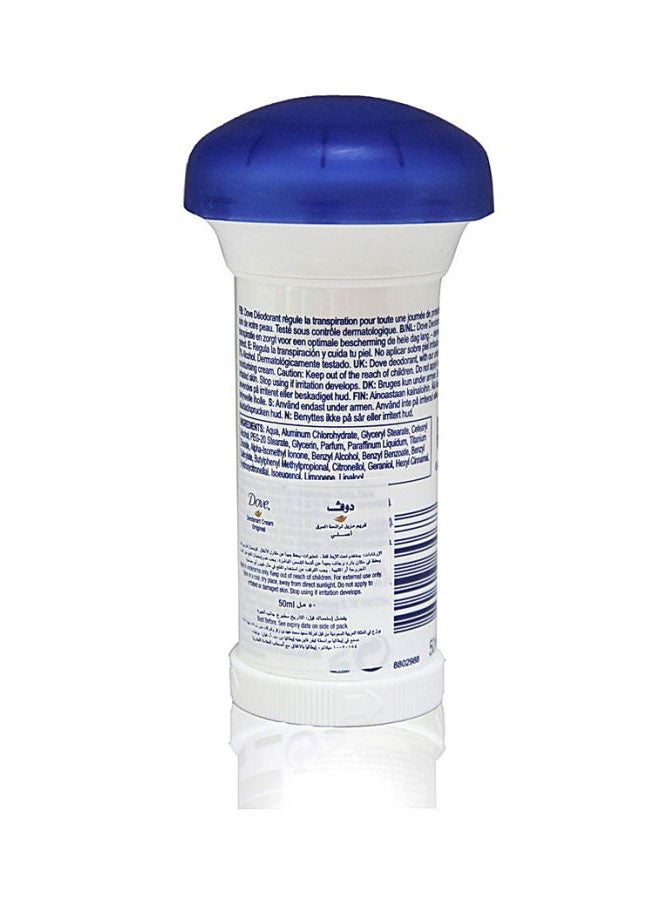 Dove Antiperspirant Cream Original, 50ml 50ml  - Image 2