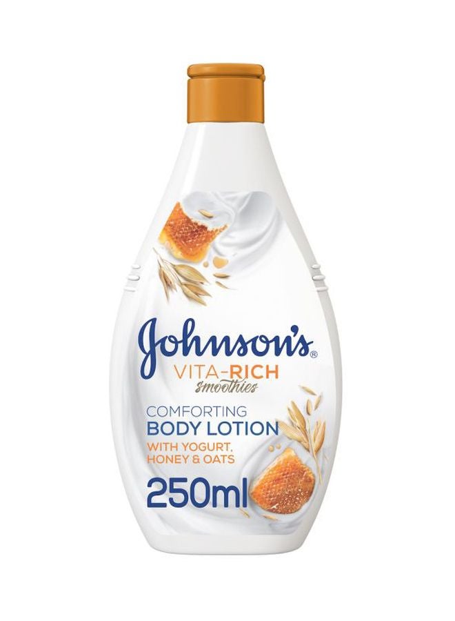 جونسون لوشن الجسم فيتا ريتش - بخلاصة العسل واللبن والشوفان - 250 مل أصفر/ابيض 250ملليلتر - Image 1