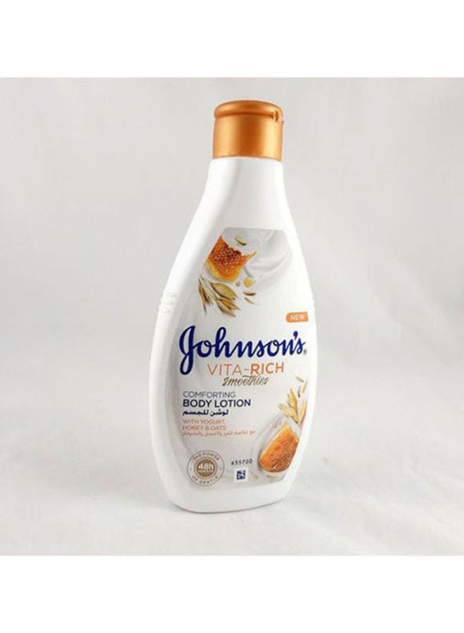 جونسون لوشن الجسم فيتا ريتش - بخلاصة العسل واللبن والشوفان - 250 مل أصفر/ابيض 250ملليلتر - Image 2