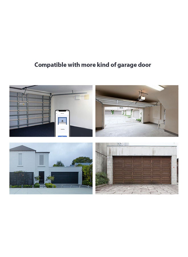 Generic - WIFI Intelligent Garage Door Opener Controller White - Image 1