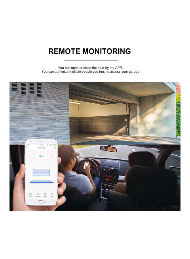 Generic - WIFI Intelligent Garage Door Opener Controller White - Image 1