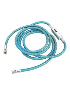Professional Airbrush Hose With Water Trap Filter Blue/Silver/Yellow