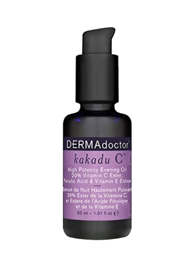 DERMAdoctor - Kakadu C High Potency Evening Oil Black 30ml - Image 1