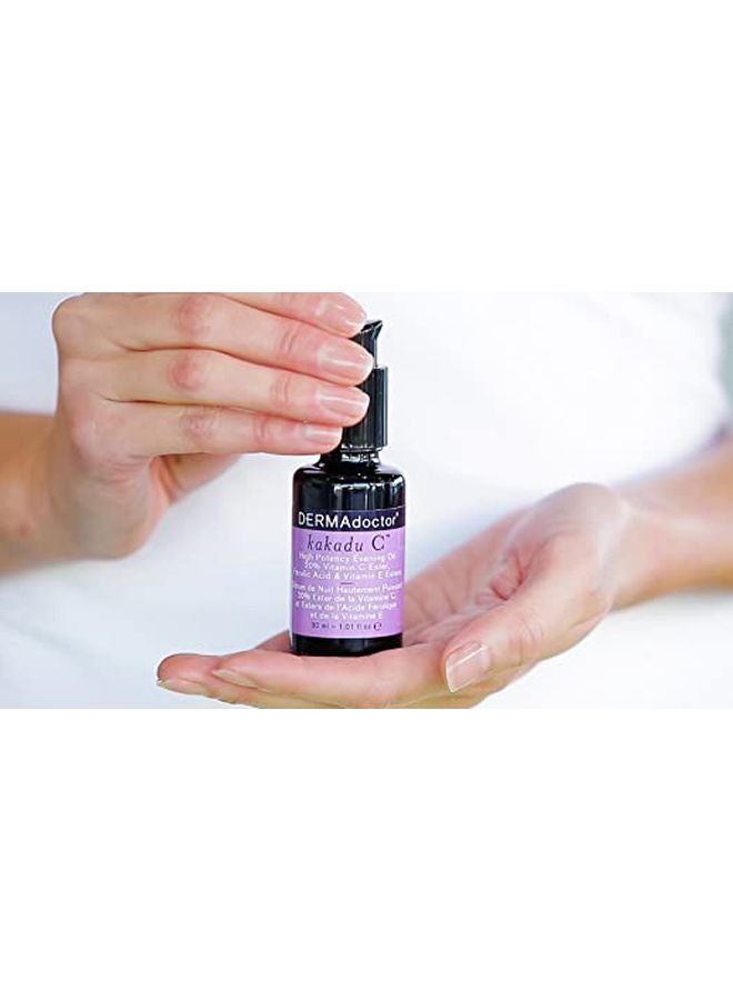 DERMAdoctor - Kakadu C High Potency Evening Oil Black 30ml - Image 1