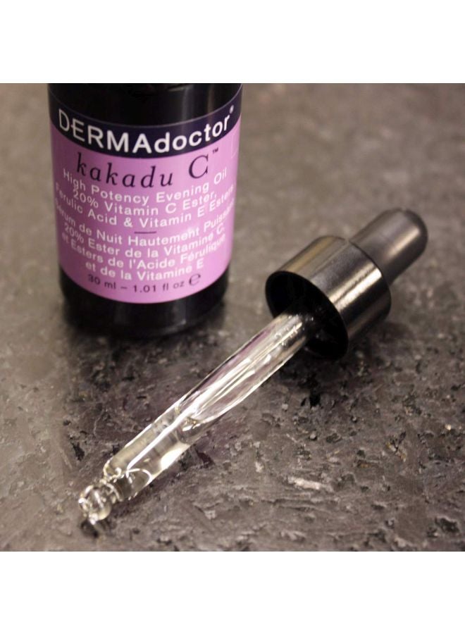 DERMAdoctor - Kakadu C High Potency Evening Oil Black 30ml - Image 1