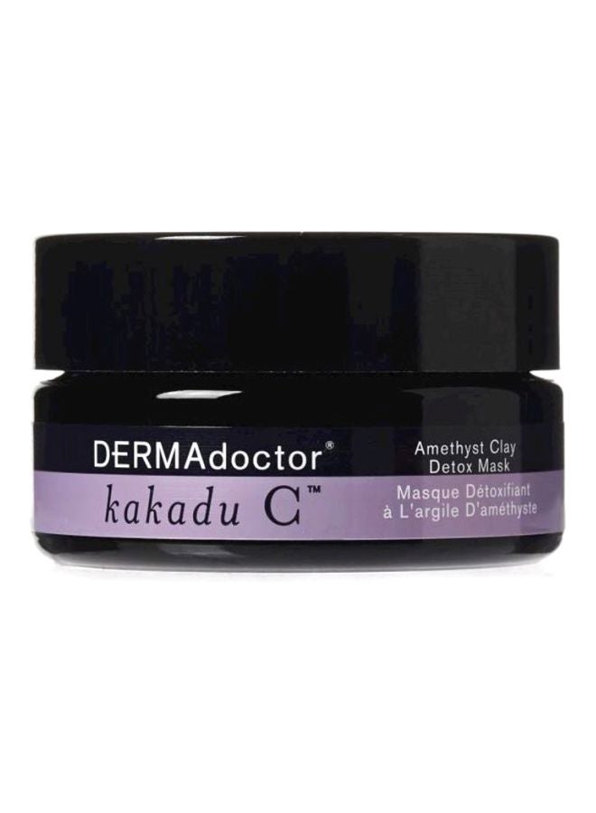 DERMAdoctor Kakadu C Amethyst Clay Mask, 50 ml Black/Purple 50ml - Image 1