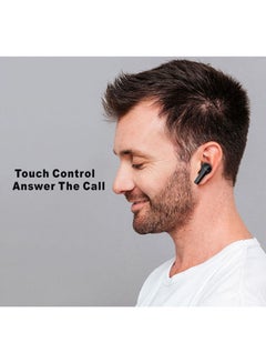 Lenovo Wireless BT5.0 Earbuds With Smart Touch Control Black  - Image 3
