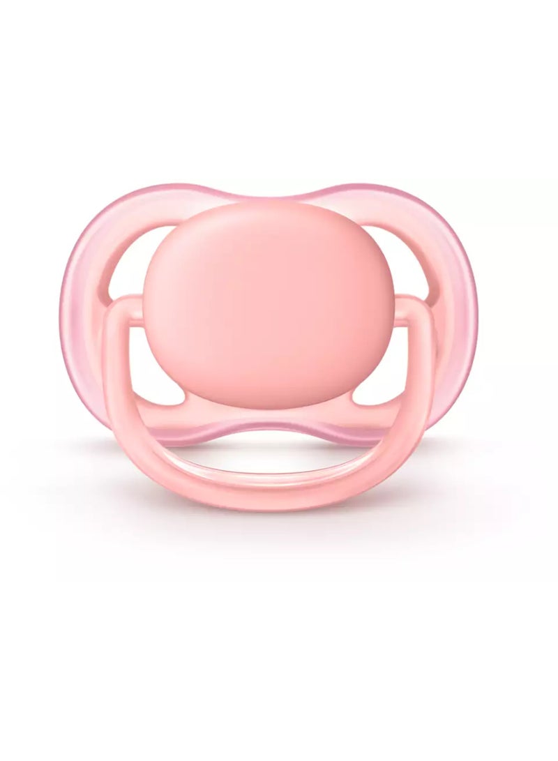 PHILIPS AVENT 2-Piece Ultra Air Mix Soft Pacifier Set Pink  - Image 4