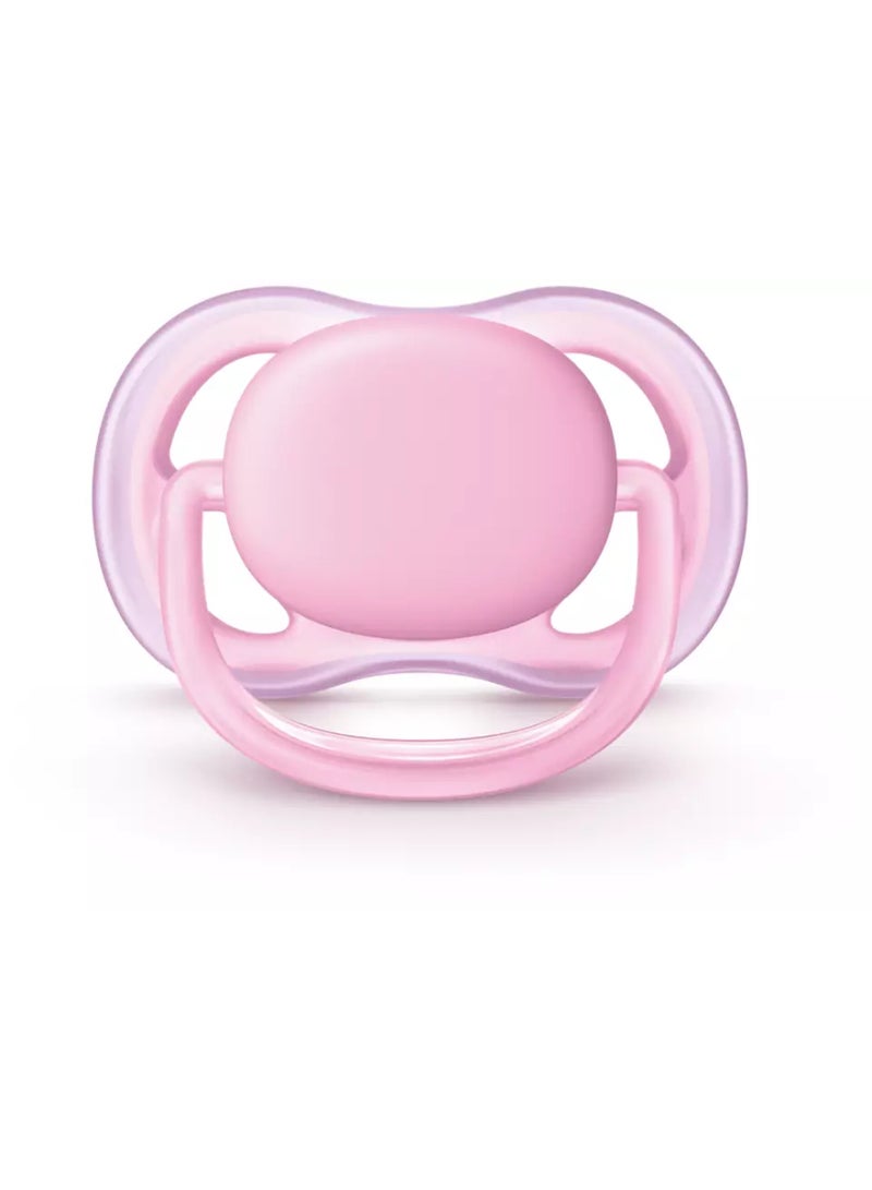 PHILIPS AVENT 2-Piece Ultra Air Mix Soft Pacifier Set Pink  - Image 3