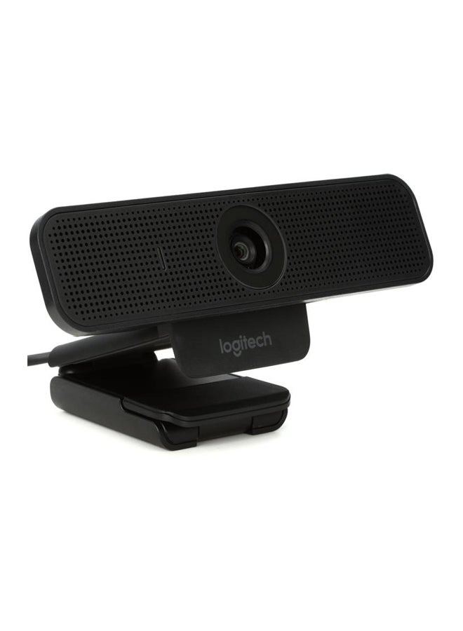 Logitech - C925-E Business Webcam, HD 1080p/30fps Video Calling, Light Correction, Autofocus, Clear Audio, Privacy Shade, Works with Skype Business, WebEx, Lync, Cisco, PC/Mac/Laptop/Macbook Black - Image 1