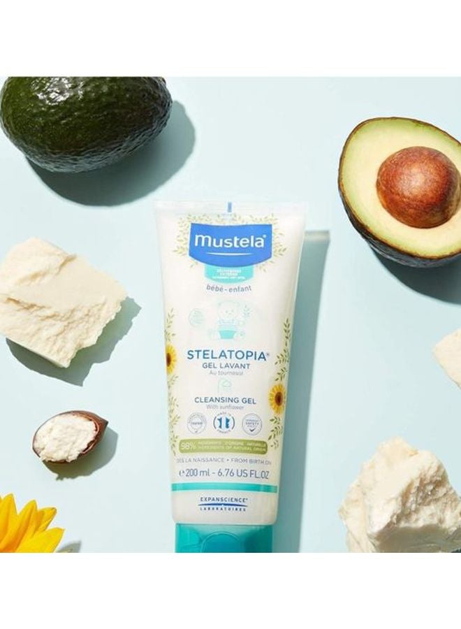 Mustela Stelatopia Cleansing Gel With Sunflower - Image 4