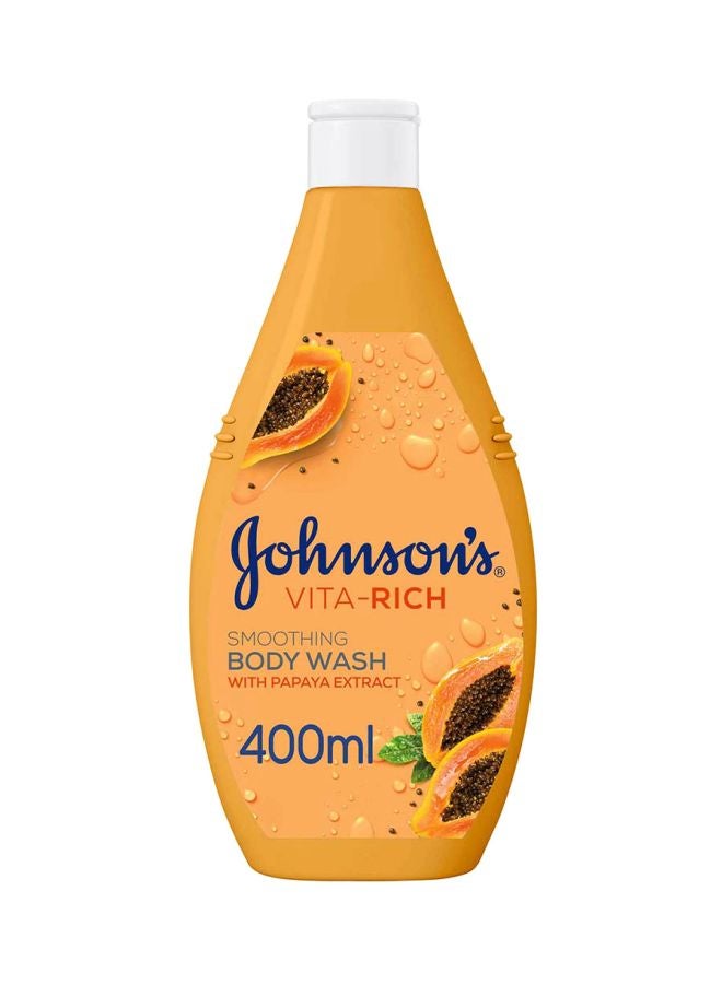 Johnson's - Vita-Rich Papaya Body Wash, Pack Of 2 400ml - Image 1