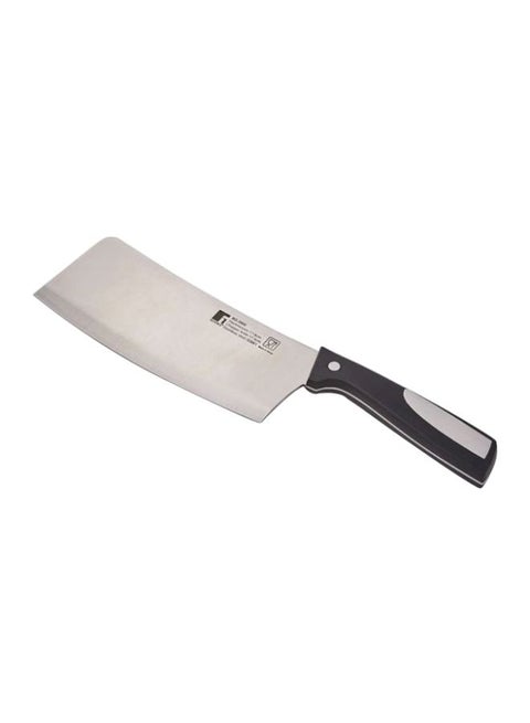 Chopper Knife Silver/Black/Grey 17.5cm