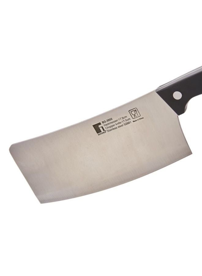 BERGNER - Chopper Knife Silver/Black/Grey 17.5cm - Image 1