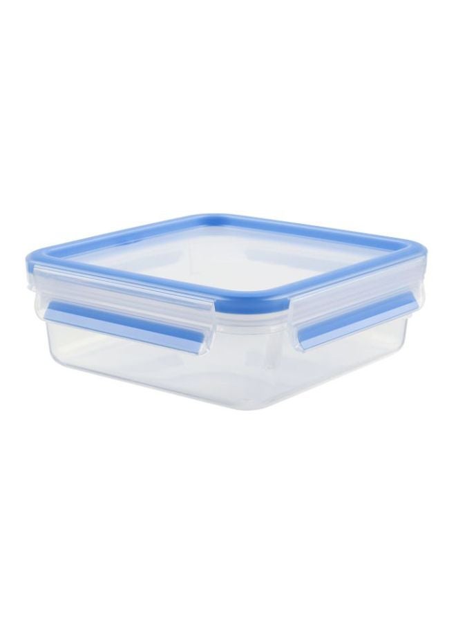emsa Square Clip And Close Food Container Clear/Blue 850ml - Image 4