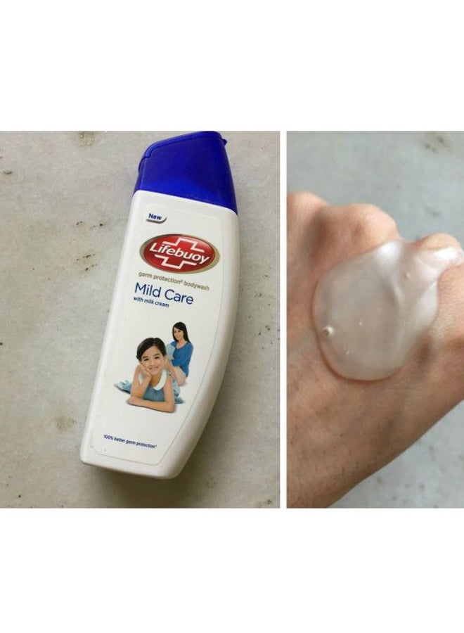Lifebuoy Mild Care Germ Protection Body Wash with Activ Silver Formula for Sensitive Skin White 300ml - Image 3
