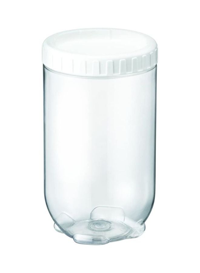 Set Of 5 Interlock Food Containers Clear Containers 620 Ml, Containers 1.3 L, Containers 2.1Liters