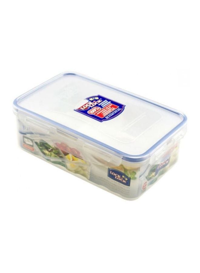 LocknLock Rectangular Food Container Clear/Blue 350ml - Image 2