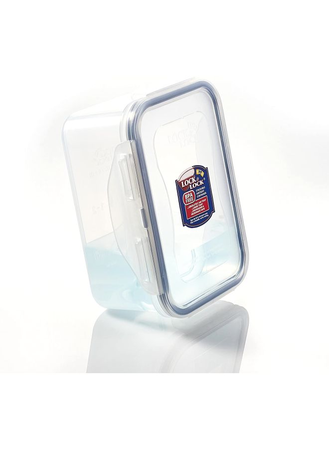 LocknLock Rectangular Food Container Clear/Blue 350ml - Image 3