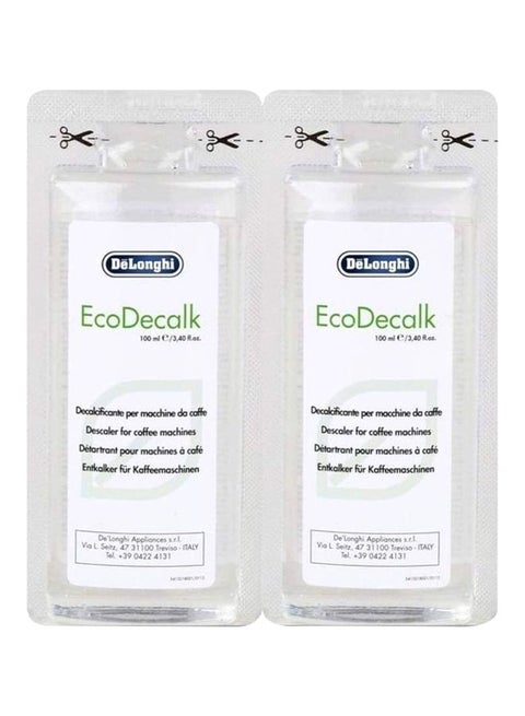 EcoDecalk Descaler Solution White/Black 2x100ml