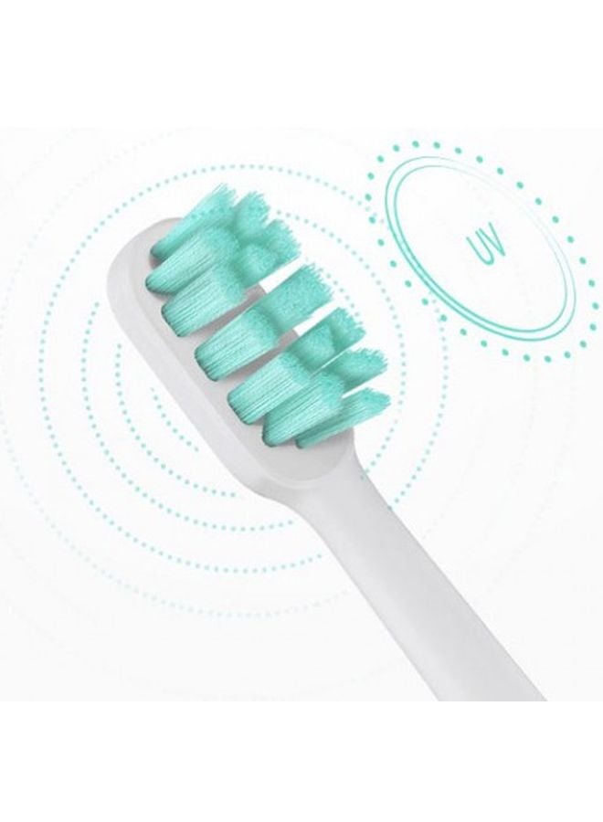 Xiaomi 3 Pack Electric Toothbrush Head White/Green 14x8x3cm - Image 2