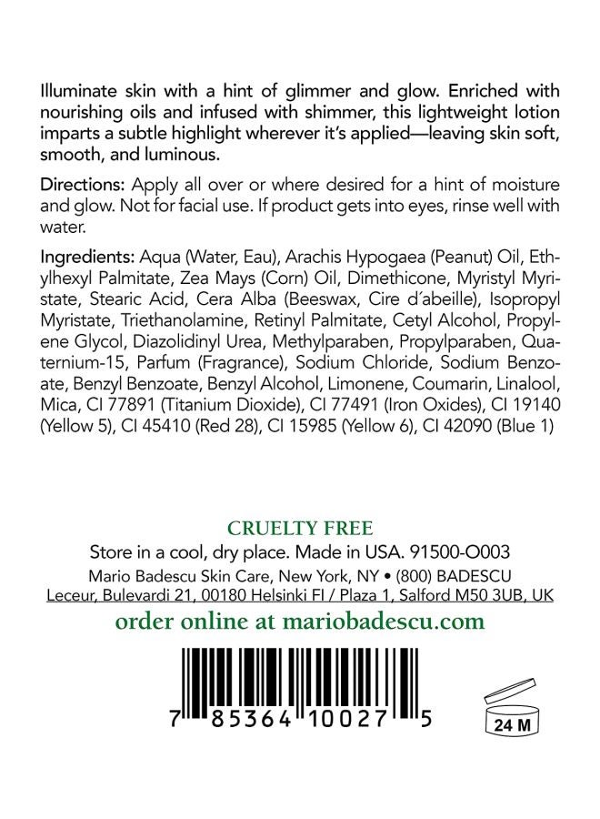 MARIO BADESCU Summer Shine Body Lotion Beige 472ml - Image 3