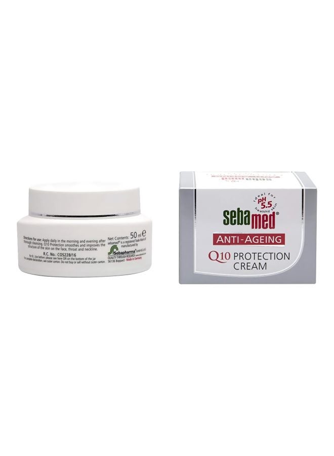 سيباميد كريم مكافحة الشيخوخة للحماية بمادة Q10 أبيض 50ملليلتر - Image 3