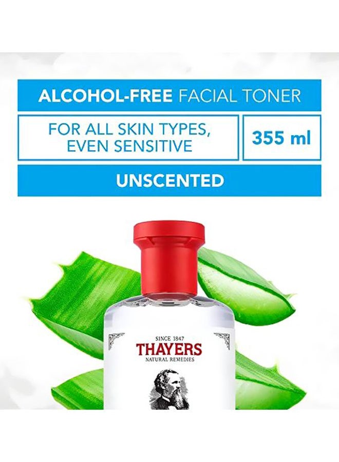 ثايرس تونر ويتش هازل خالٍ من الكحول وغير معطر (12 أوقية) 3 عبوات شفاف  - Image 5