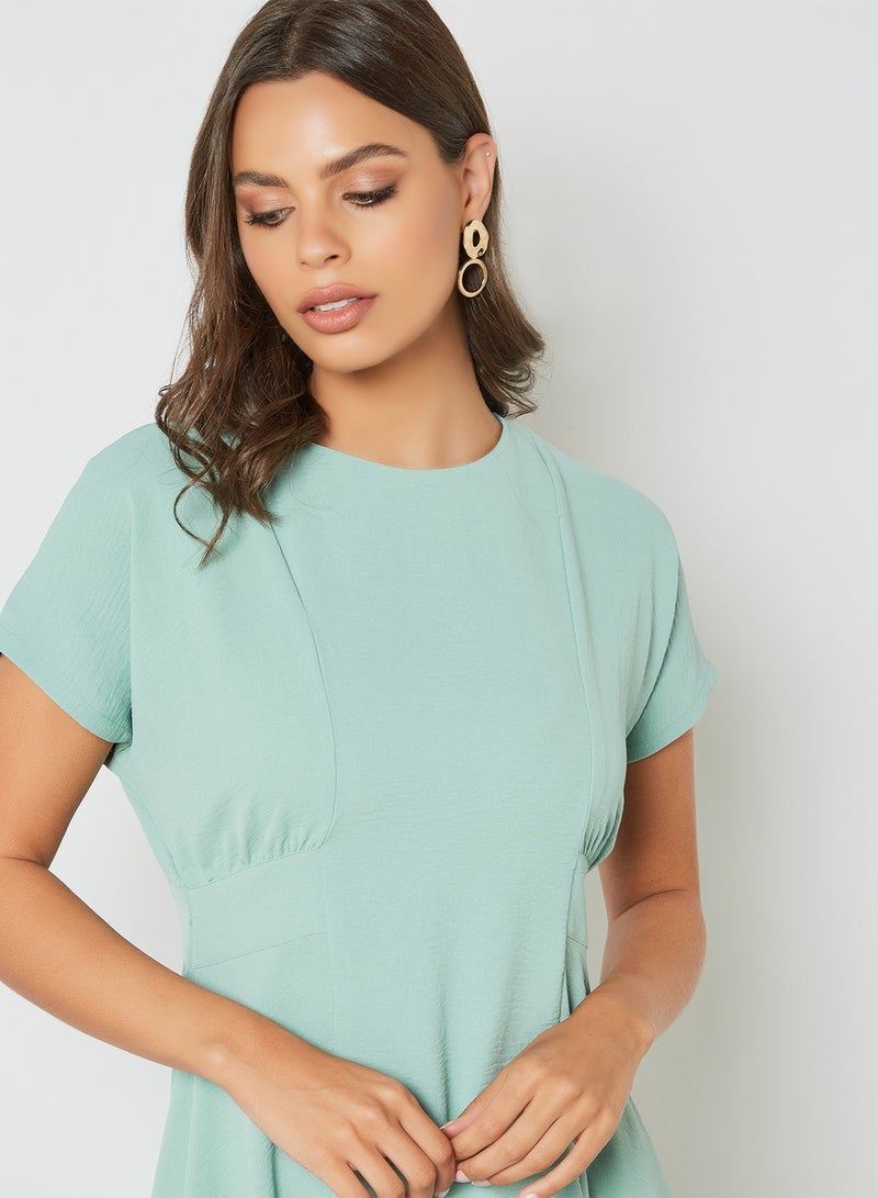 AND - Knee Length Dress Sage Green - Image 1