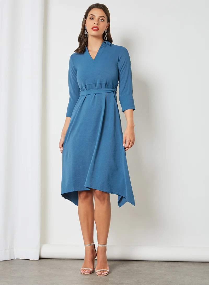 AND Asymmetric Hem Dress