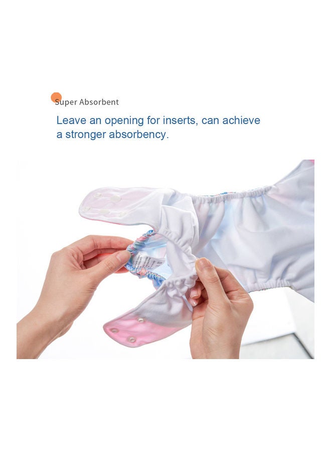 4-Piece Washable Cloth Diaper Set - Image 2
