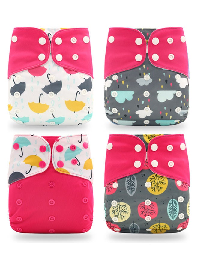 4-Piece Washable Cloth Diaper Set - Image 1