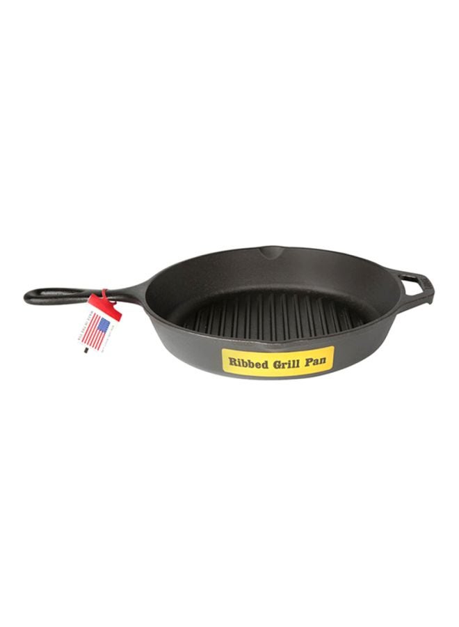 LODGE - Logic Cast-Iron Grill Pan Black 26cm - Image 1