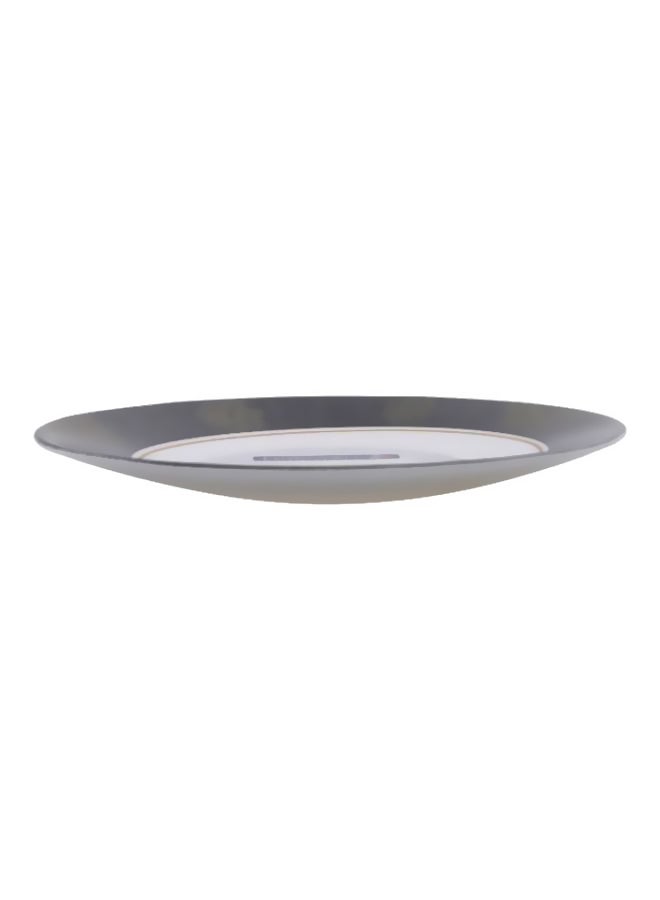 Luminarc Essence Zareen Dessert Plate White/Black/Gold 20cm  - Image 1