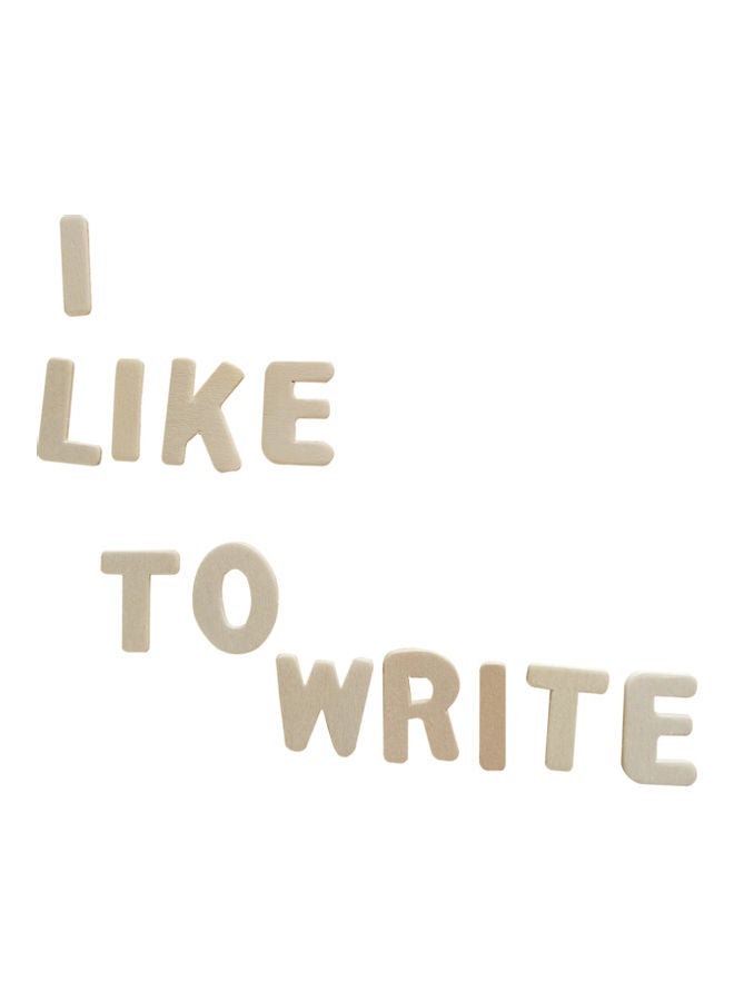 156-Piece Wooden Alphabet Set - Image 4