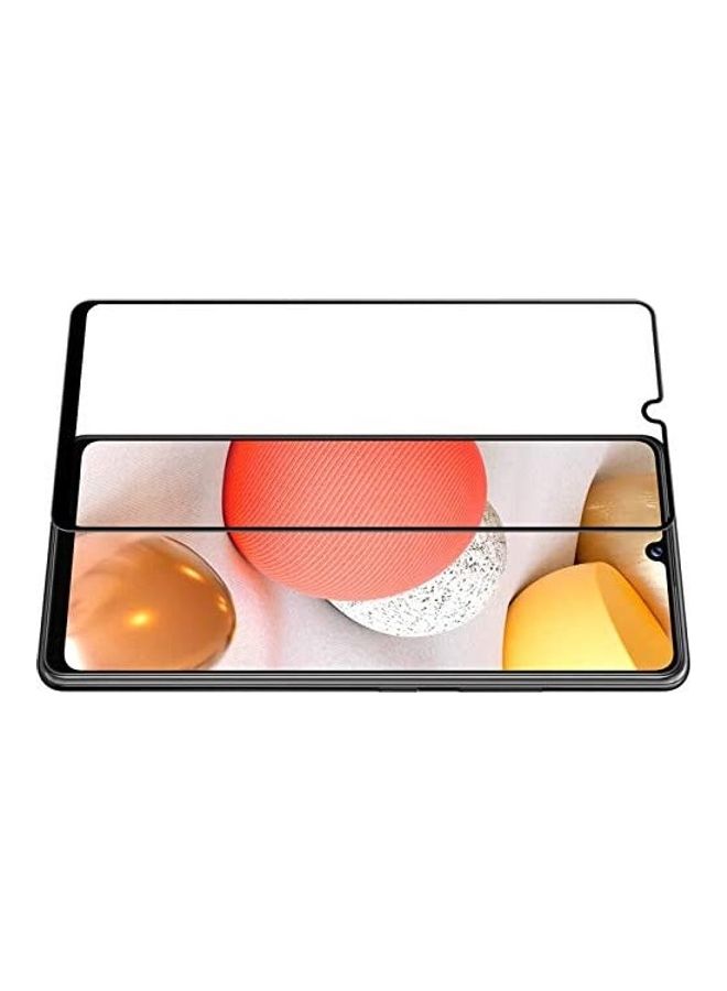 ICS Tempered Glass Screen Protector For Samsung Galaxy A42 5G Black/Clear - Image 2