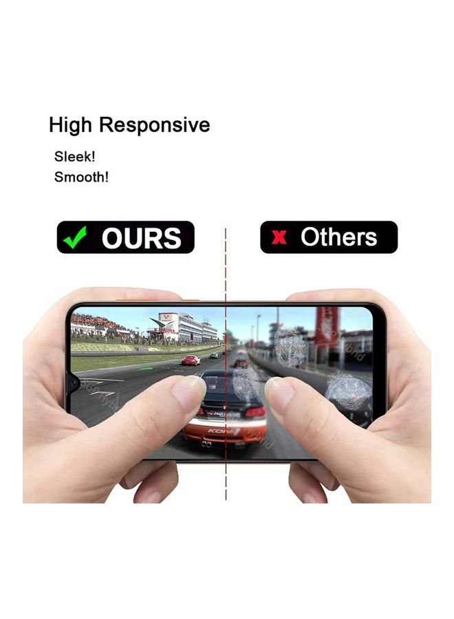 ICS Tempered Glass Screen Protector For Samsung Galaxy A32 5G Black/Clear - Image 2