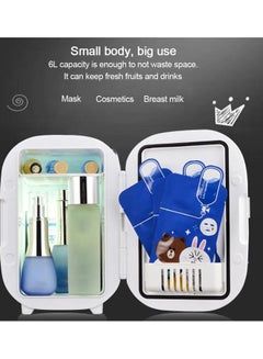 Generic Portable Home Refrigerator 6.0 L CZBX06XQQ5 White/Silver  - Image 4