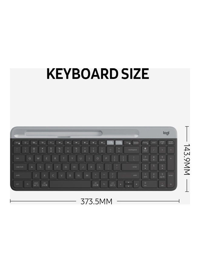 Logitech - Wireless Ultra-Thin Keyboard Black - Image 1