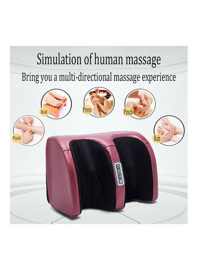 Electric Foot Body Massager Shiatsu Kneading Rolling Vibration Machine Heating Therapy Calf Leg Reflexology Pain Relief Electric Foot Massager 