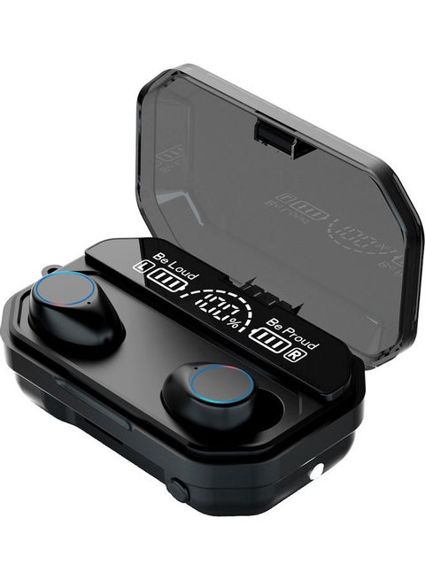 A16 BT TW Earbuds With Charging Case Black