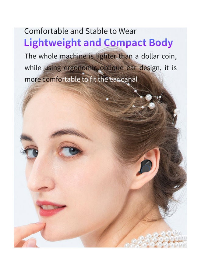 A16 BT TW Earbuds With Charging Case Black