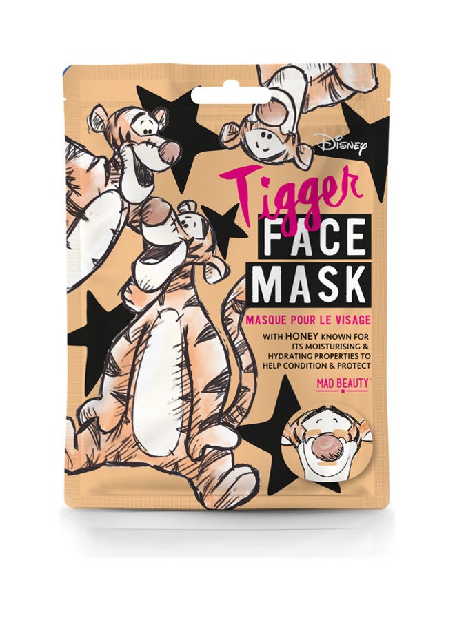Mad Beauty Disney Animal Face Mask Tigger Clear 25ml