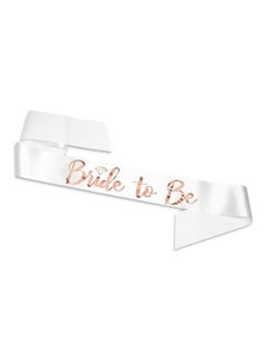 Party with Emma Bride To Be Themed Sash 4x33inch 