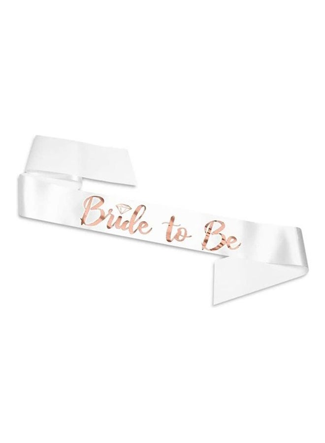 Party with Emma Bride To Be Themed Sash 4x33inch 