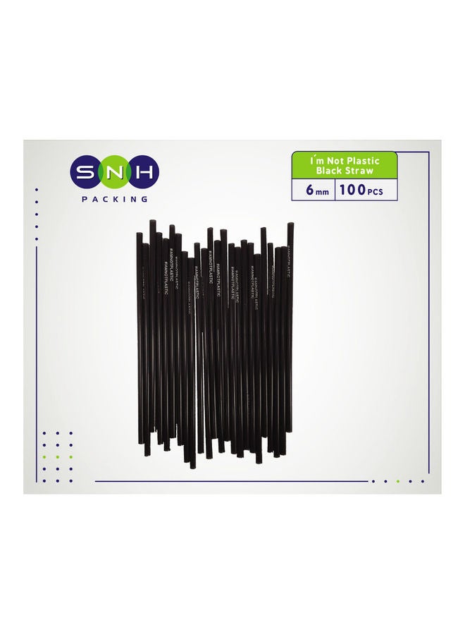 إس إن إتش 100 قطعة من المصاصات غير البلاستيكية - Image 2